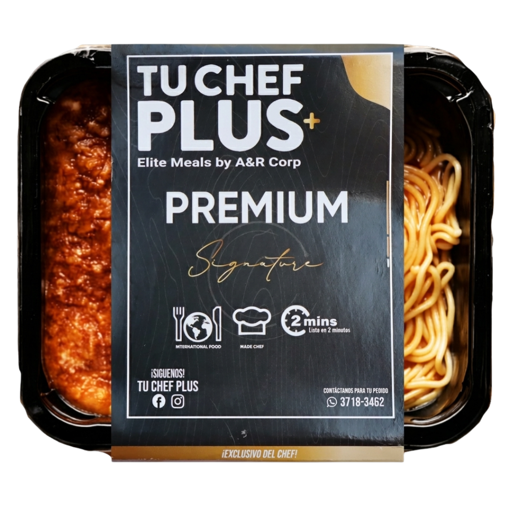 Premium / Spaguetti al Pomodoro de Carne