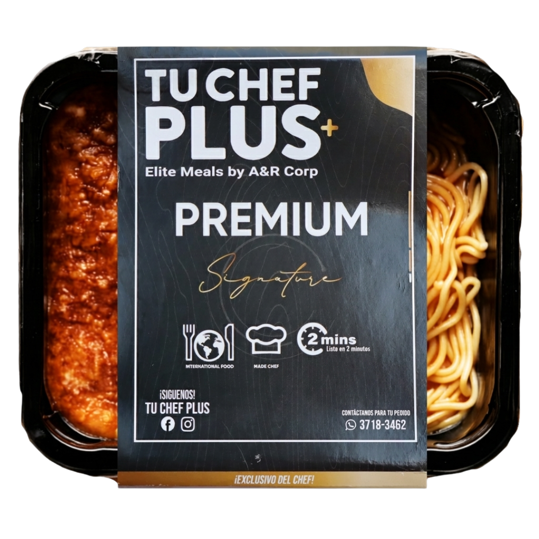 Premium / Spaguetti al Pomodoro de Carne